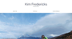 Desktop Screenshot of kimfredericks.com